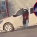 Sujetos bajan de auto y arremeten contra hombre que golpeaba a mujer (VIDEO)