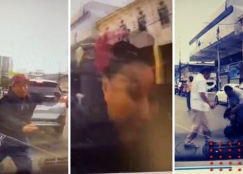 Conductor atropella a ladrón que asaltó a viejito (VIDEO)