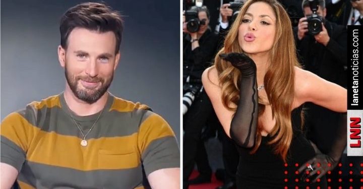 Te-fe-li-ci-to qué bien actúas: Chris Evans responde si saldría con Shakira