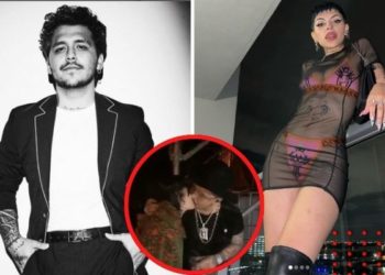 ¿Fingido? Captan a Christian Nodal besando a Cazzu y redes reaccionan (VIDEO)