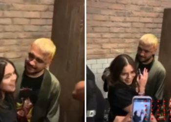 Christian Nodal intenta besar a fan y lo rechazan (VIDEO)