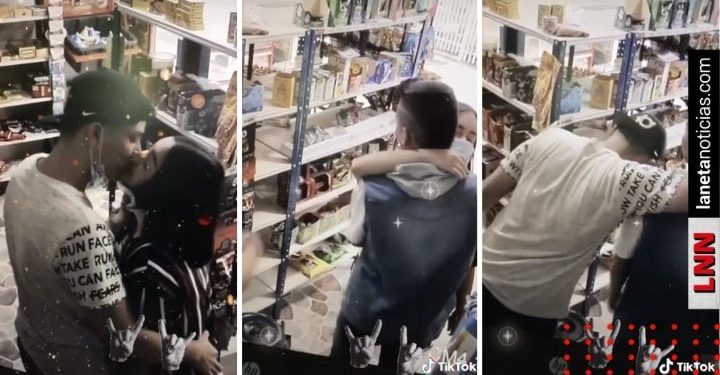 Descubre que mujer con que salía se besa con su mejor amigo