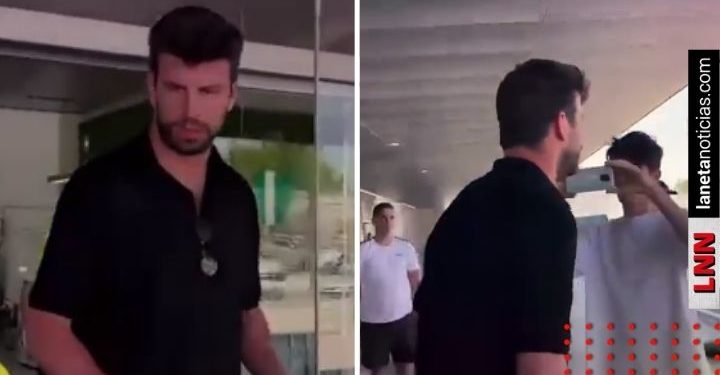 Gerard Piqué llega solo a aeropuerto de Barcelona (VIDEO)