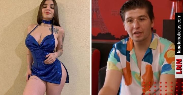 Captan a Karely Ruiz besando a influencer que dijo ser papá de hijo de Santa Fe Klan