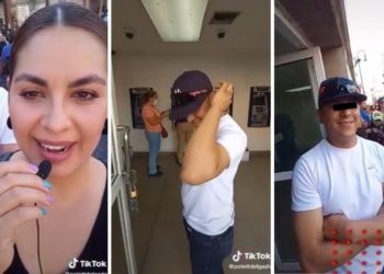 Mujer lleva a esposo homofóbico a marcha gay (VIDEO)