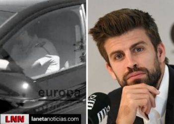 Captan a Gerard Piqué con su nueva amante dentro de un coche