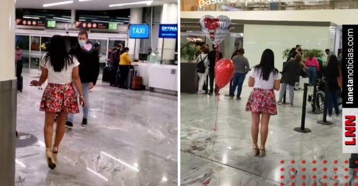 Joven recibe a novio que conoció en internet y no la reconoce; video se viraliza