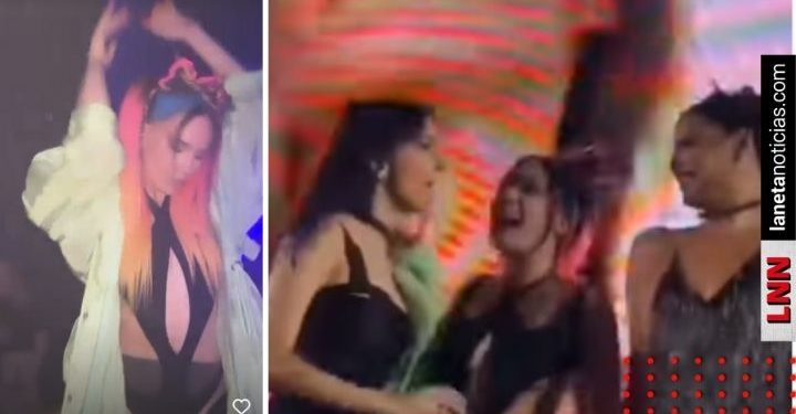 Belinda se besa con dos mujeres en el escenario (VIDEO)