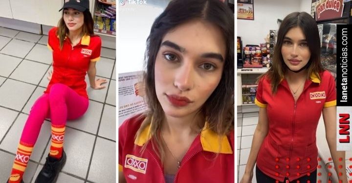 Cajera del OXXO deslumbra con su belleza y la comparan con Hailey Bieber (VIDEO)