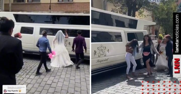 Encuentra a novio con otra afuera de la iglesia (VIDEO)