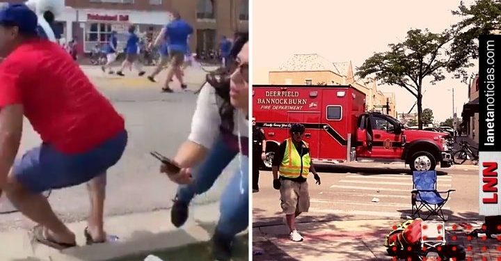 Difunden videos de tiroteo en desfile del 4 de julio en EU; van 6 muertos