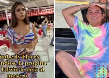 ‘Corriente’: Kimberly Flores se lleva propina de restaurante; redes la critican