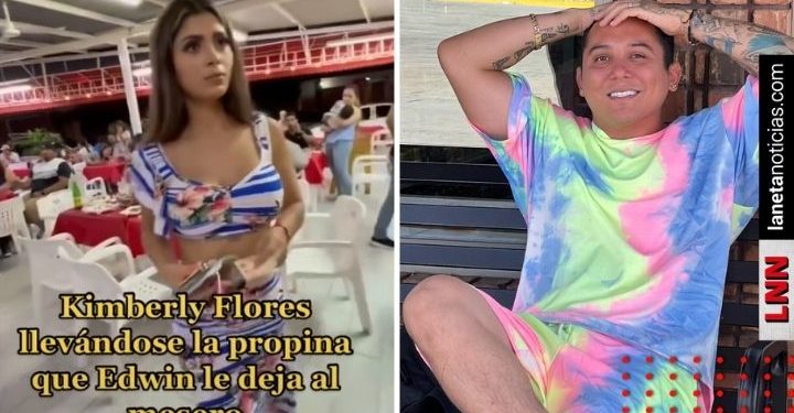 ‘Corriente’: Kimberly Flores se lleva propina de restaurante; redes la critican