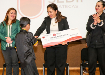 IMPULSA EL GOBIERNO DE ZACATECAS A  MAS DE 190 MENORES CON BECAS DEL PROGRAMA TRABAJO INFANTIL