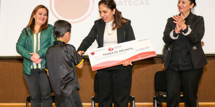 IMPULSA EL GOBIERNO DE ZACATECAS A  MAS DE 190 MENORES CON BECAS DEL PROGRAMA TRABAJO INFANTIL