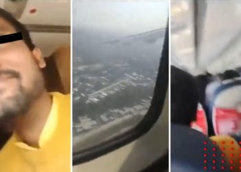 Pasajero graba momento en que se estrella avión en Nepal