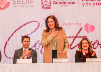 CONTRIBUYEN GOBIERNO DE ZACATECAS Y AYUNTAMIENTO DE GUADALUPE EN LA FORMACIÓN DE 80 NUEVOS MATRIMONIOS