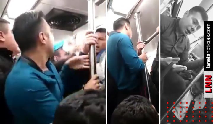 Sujeto Jala Palanca De Emergencia Del Metro Y Lo Tunden A Golpes Video Se Viraliza