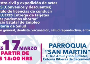 Invita SDHyBC a la feria de servicios en Riberas de Sacramento