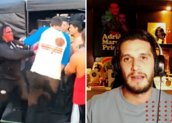 Adrián Marcelo amenaza a Chessman, luchador que lo golpeó