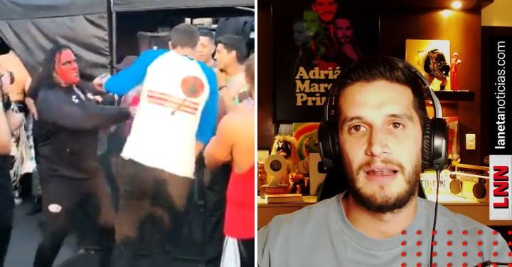 Adrián Marcelo amenaza a Chessman, luchador que lo golpeó