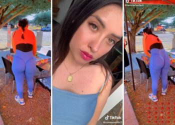 Colima: Captan video de mesera fitness en puesto de barbacoa