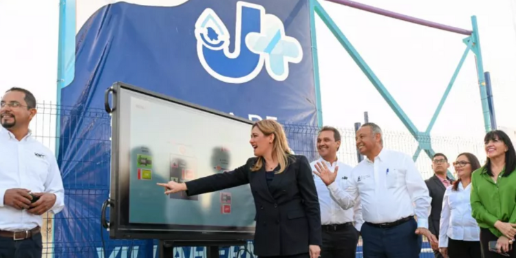 Entrega Maru Campos nueva planta tratadora de agua en Ciudad Juárez