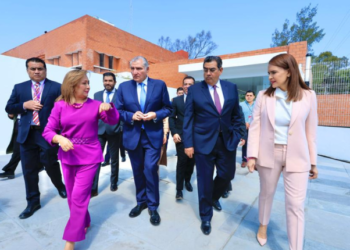 Inaugura gobernadora Lorena Cuéllar y titular de SEGOB federal, Adán Augusto López el C5i