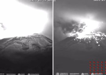 Así fue la intensa explosión del Popocatépetl (VIDEO)