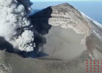Dron de la Marina capta el corazón del Popocatépetl (VIDEO)