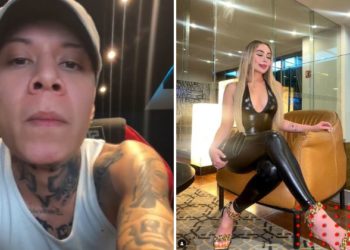 Maya Nazor ignora felicitación de Santa Fe Klan y presume ramo de flores