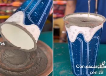 Crean las 'Popochelas' escarchadas con ceniza, en Puebla