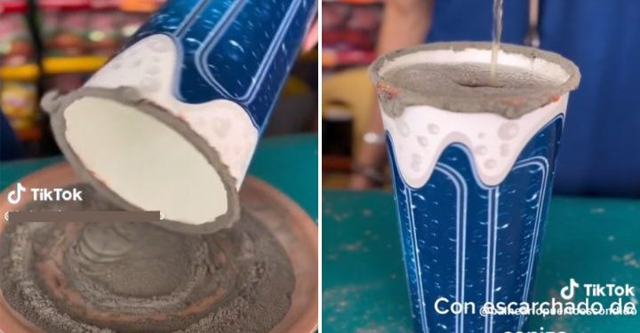 Crean las 'Popochelas' escarchadas con ceniza, en Puebla