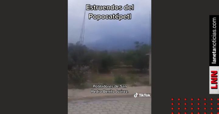 Captan estremecedor rugido del volcán Popocatépetl (VIDEO)