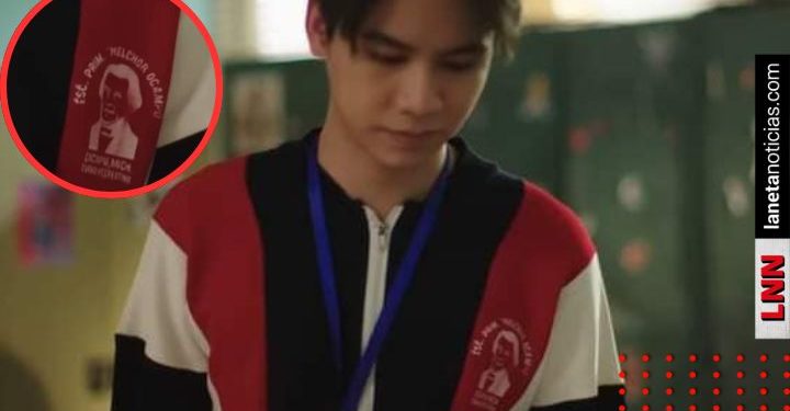 Chamarra de primaria mexicana aparece en serie tailandesa