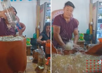 VIDEO: Jóvenes compran cantarito de 5 mil pesos; les explota