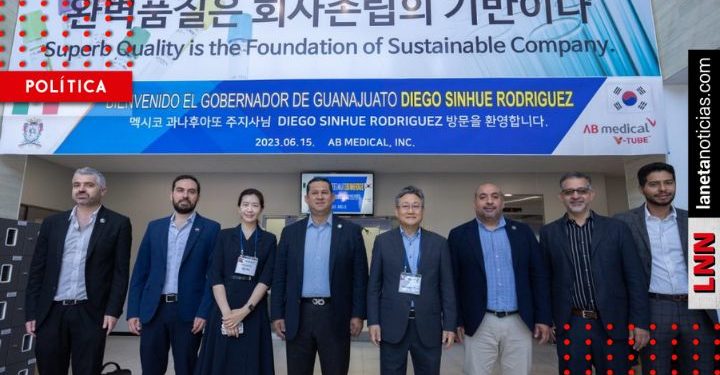 Diego Sinhue concreta inversión surcoreana para Guanajuato