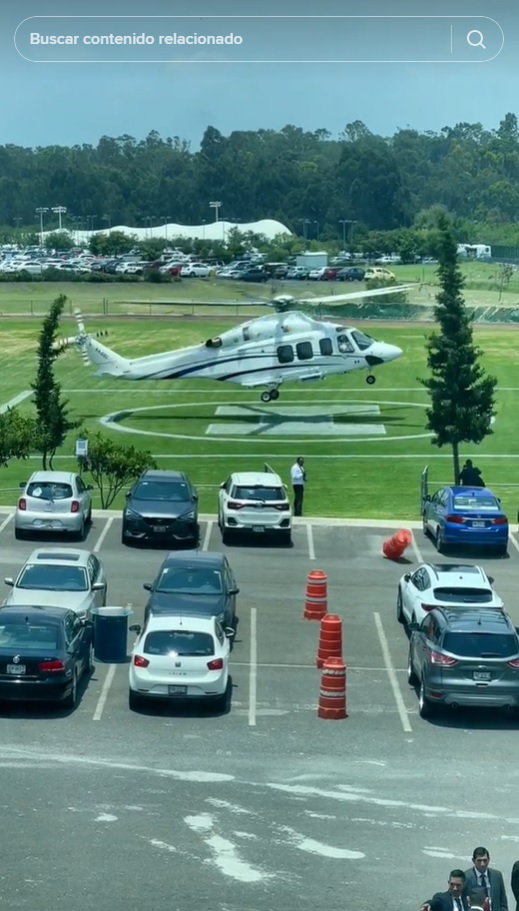 Estudiante del Tec de Monterrey llega en helicóptero (VIDEO)