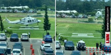 Estudiante del Tec de Monterrey llega en helicóptero (VIDEO)