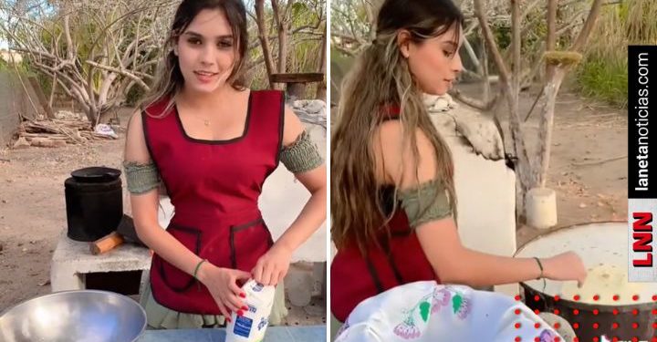 Joven de la sierra prepara tortillas de harina (VIDEO)