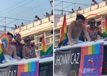 Kunno se cae de carro alegórico en pleno desfile (VIDEO)