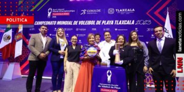 Lorena Cuéllar socializa Campeonato de Voleibol de Playa