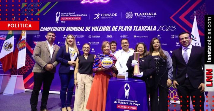 Lorena Cuéllar socializa Campeonato de Voleibol de Playa