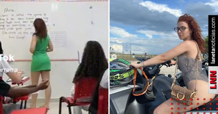 Maestra de inglés sube arriesgado video a TikTok y la cambian de escuela