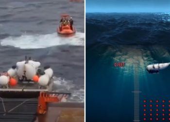 Marina estadounidense captó implosión del Titán (VIDEO)