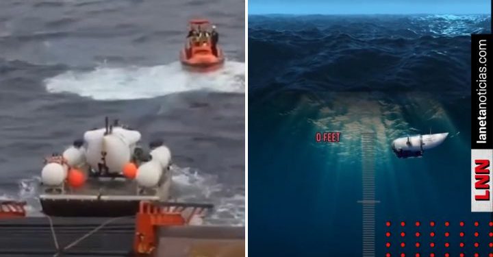 Marina estadounidense captó implosión del Titán (VIDEO)