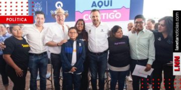 Mauricio Kuri encabeza Jornada Aquí Contigo en El Marqués