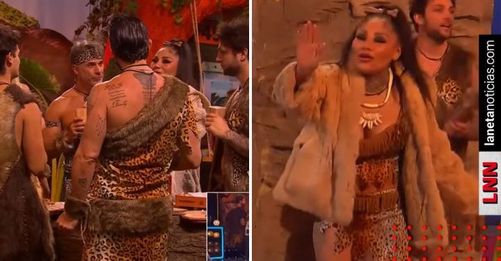 Barby Juárez cachetea a Nicola en fiesta de LCDLF (VIDEO)