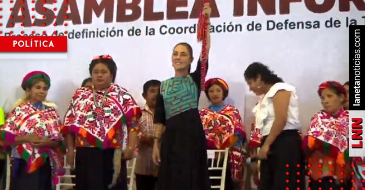 Claudia Sheinbaum se reúne morenistas en San Luis Potosí