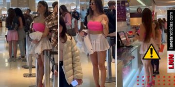 Mujer desata revuelo por atuendo durante estreno de Barbie